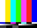 TV no signal background illustration. No signal television screen graphic broadcast design