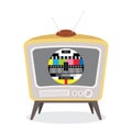 Tv no signal monoscope Royalty Free Stock Photo