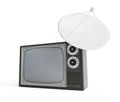 Tv parabolic antena Royalty Free Stock Photo