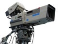 TV Professional studio digital video camera Royalty Free Stock Photo