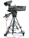 TV Professional studio digital video camera Royalty Free Stock Photo