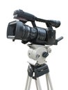 TV Professional studio digital video camera Royalty Free Stock Photo