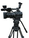 TV Professional studio digital video camera Royalty Free Stock Photo