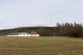 TV and Radio Transmitter Cukrak near town Prague, Czech Republic Royalty Free Stock Photo