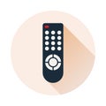 TV Remote Control Flat Icon