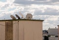 TV Satellite Dishes Royalty Free Stock Photo