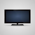 TV screen lcd, plasma realistic vector illustration Royalty Free Stock Photo