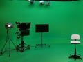 TV studio with specific equipment