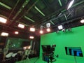 TV studio - teleprompter and monitor