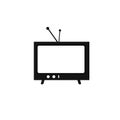Tv Telivision icon logo vector