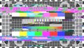 TV test pattern glitch bad