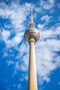 TV Tower in Berlin, Germany Royalty Free Stock Photo