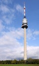 Tv tower Donauturm in Donau Park Vienna