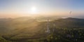 TV tower in Matra, hungary Royalty Free Stock Photo