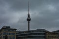 TV tower and office buildings in Berlin Royalty Free Stock Photo