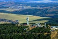 TV transmitter Klinovec, aerial photo.