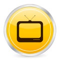 TV yellow circle icon