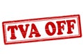 Tva off Royalty Free Stock Photo