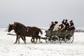 TVAROZNA, CZECH REPUBLIC - DECEMBER 3: History fans in military