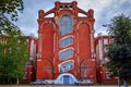 Morozov manufacture workers building in Tver city Royalty Free Stock Photo