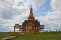 TVER REGION, VOLGA, RUSSIA - MAY 9, 2014: Volgoverkhovye Olginsky convent Church Transfiguration in Russia Tver Region Royalty Free Stock Photo