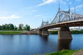 Tver, view of the Old Volga Bridge