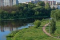 Tver, view of the picturesque valley of the Tmaka river