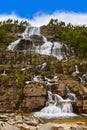 Tvinde Waterfall - Norway Royalty Free Stock Photo