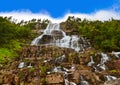 Tvinde Waterfall - Norway Royalty Free Stock Photo