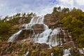 Tvinde Waterfall - Norway Royalty Free Stock Photo