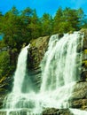 Tvindefossen waterfall near Voss, Norway