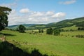 The Tweed valley near Traquair in Peebleshire Royalty Free Stock Photo