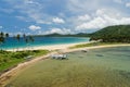 Tween Beaches of Nacpan and Calitan (El Nido, Philippines) Royalty Free Stock Photo