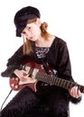 Tween Playing Guitar