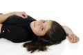 Tween Reclined Royalty Free Stock Photo