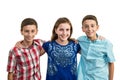 Brothers and Sister Triplets Royalty Free Stock Photo