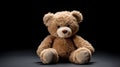 Tweencore Teddy Bear: A Tangible Texture In Light Brown And Gray