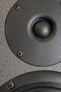 Tweeter of a high end hi-fi speaker cabinet Royalty Free Stock Photo