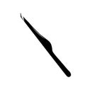 Tweezers vector stock illustration. the brow artist`s tool. For plucking hair.