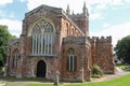 The twelfth century Crediton parish church in Devon, UK