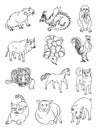 Twelve animals of the Chinese horoscope