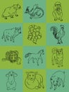Twelve animals of the Chinese horoscope