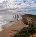 The Twelve Apostles in the Afternoon Royalty Free Stock Photo
