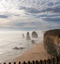 The Twelve Apostles in the Afternoon Royalty Free Stock Photo