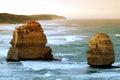 The twelve Apostles along the famous Great Ocean Road. Royalty Free Stock Photo