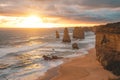 The Twelve Apostles along the Great Ocean Road, Victoria, Australia Royalty Free Stock Photo