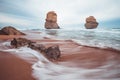 The Twelve Apostles along the Great Ocean Road, Victoria, Australia. Royalty Free Stock Photo