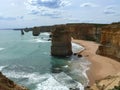 Twelve apostles in Australia. Royalty Free Stock Photo