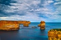 Twelve Apostles on the Great Ocean Road Royalty Free Stock Photo