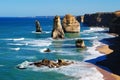 Twelve Apostles on the Great Ocean Road Royalty Free Stock Photo